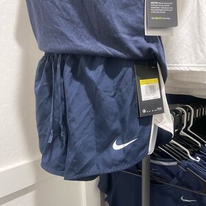 Mens blue Nike running shorts size small new with tags